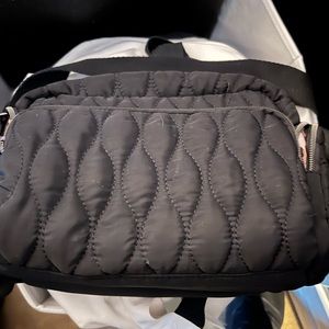 Black cross-body purse